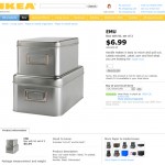 IKEA metal boxes