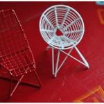 CB2 Christmas Tree Ornament Chairs for Dollhouse Miniatures