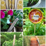 DIY plant garden marker labels