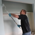 Painting at the new house