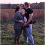 Family photo at 37 weeks pregnant