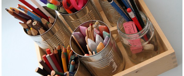 DIY Art Supplies Caddy