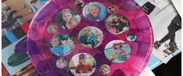 DIY Photo Decoupage Platter