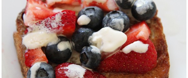 Patriotic French Toast Flag Decorating